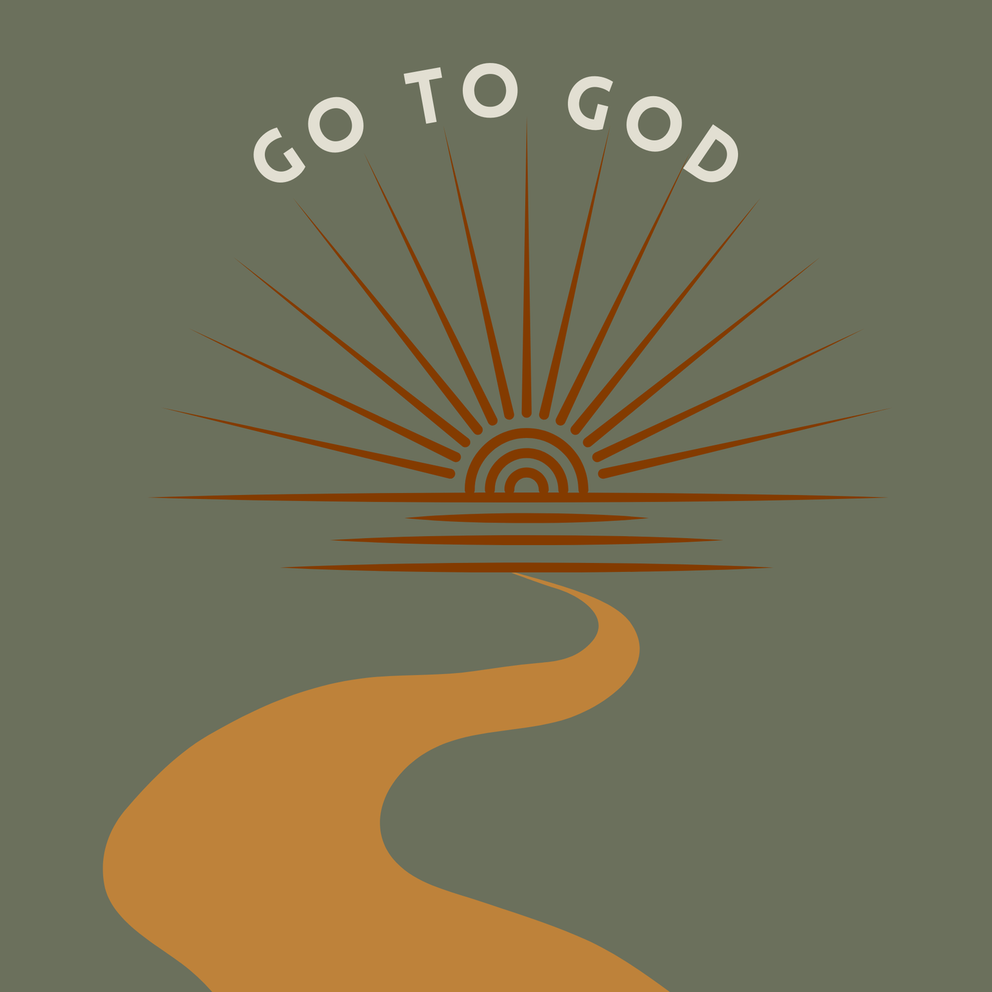 Go to God - Encouragement Card