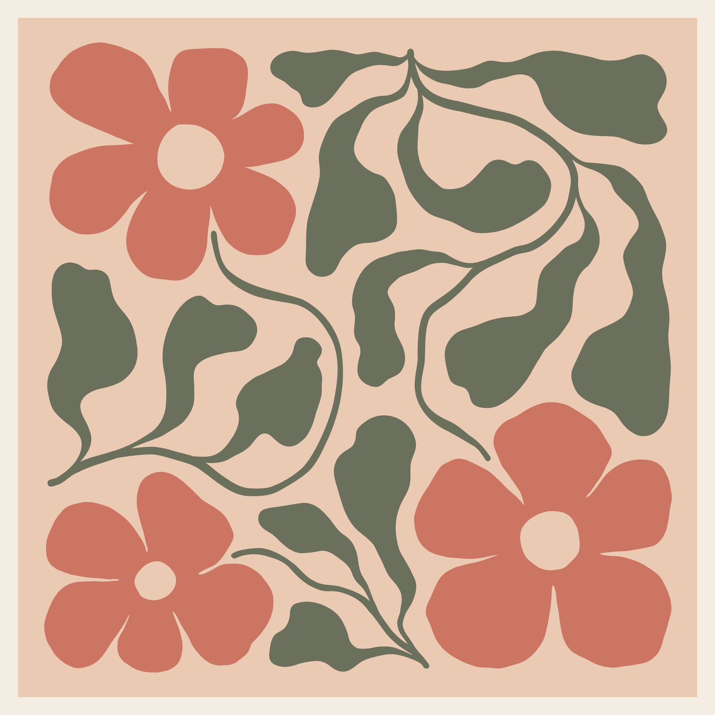 Trendy Floral | Greeting Card