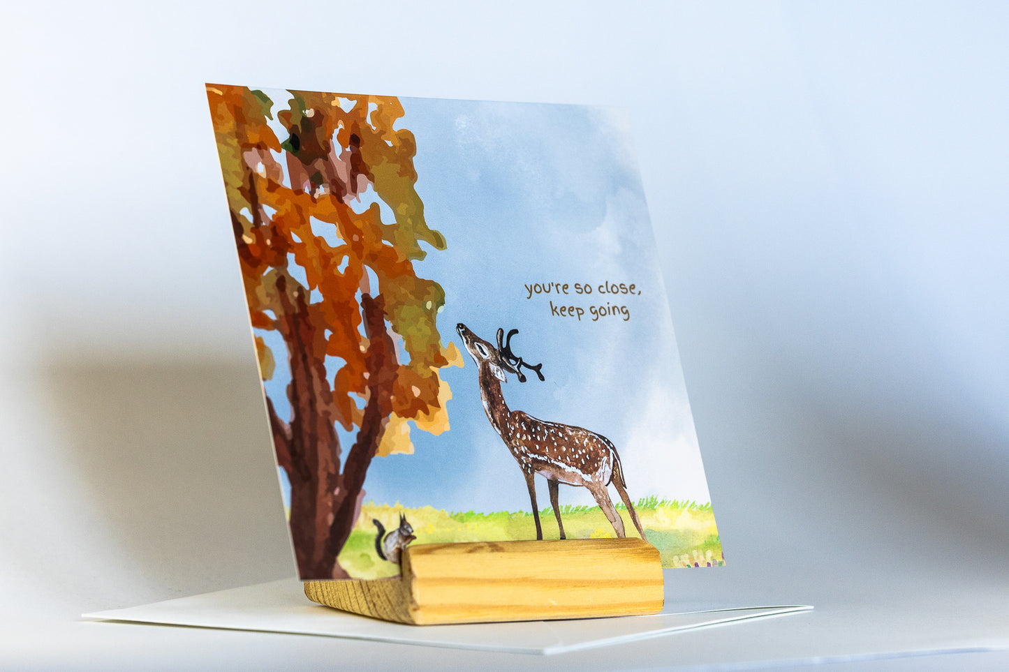 You're So Close Keep Going | Encouragement Card