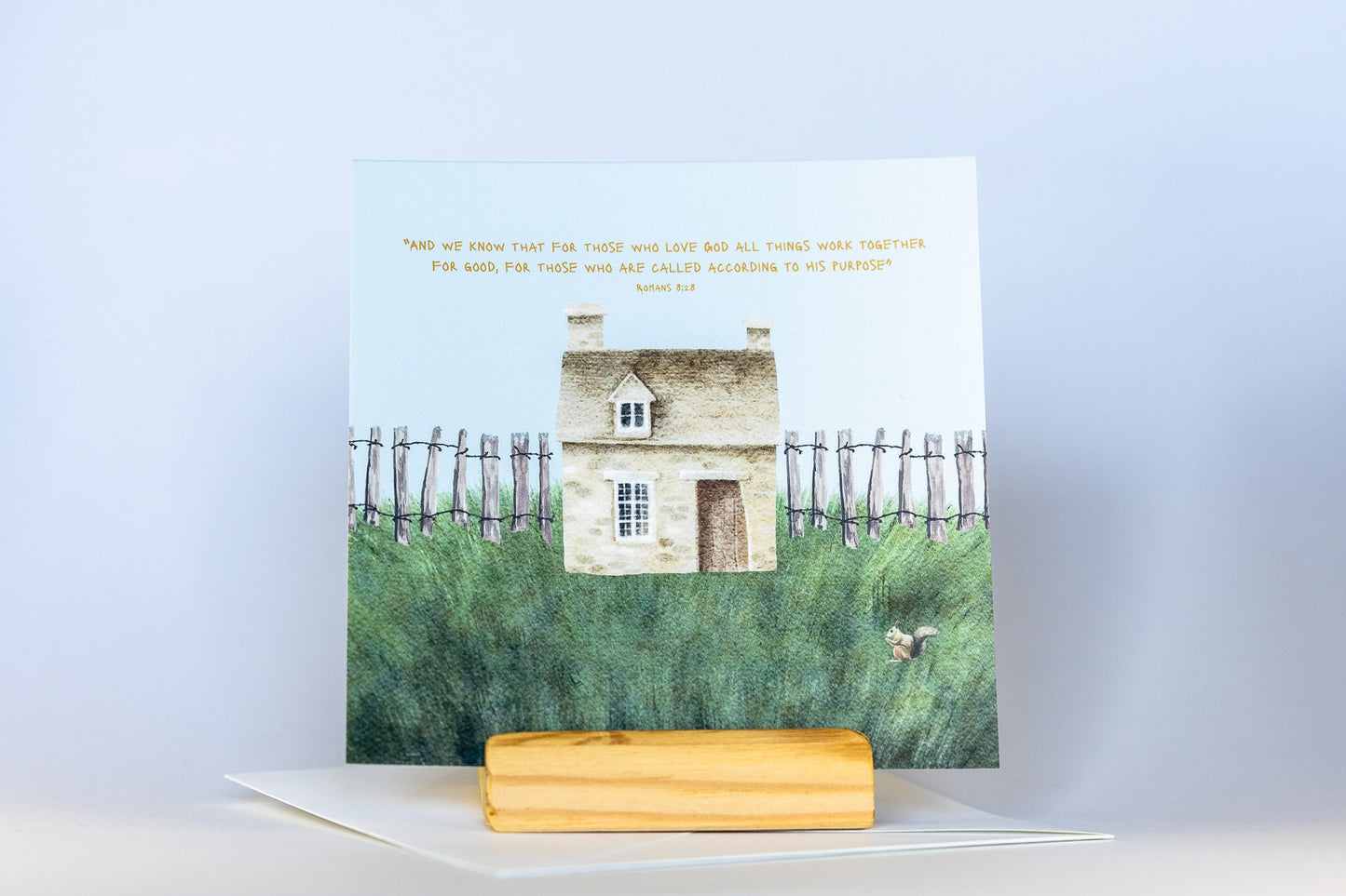 Romans 8:28 | Christian Greeting Card