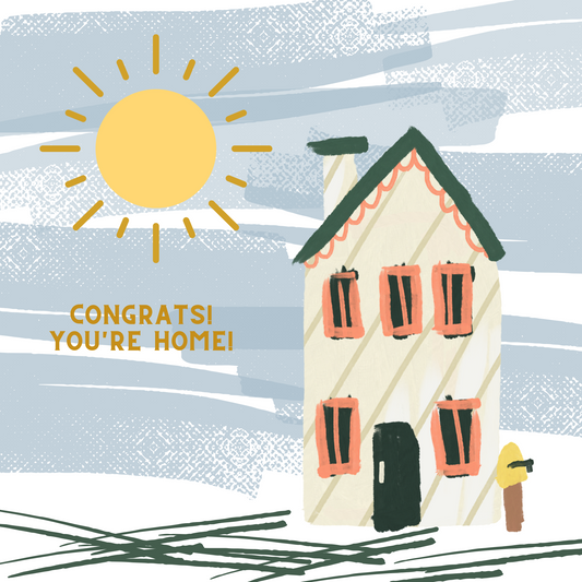 Congrats, You're Home! - Housewarming Card