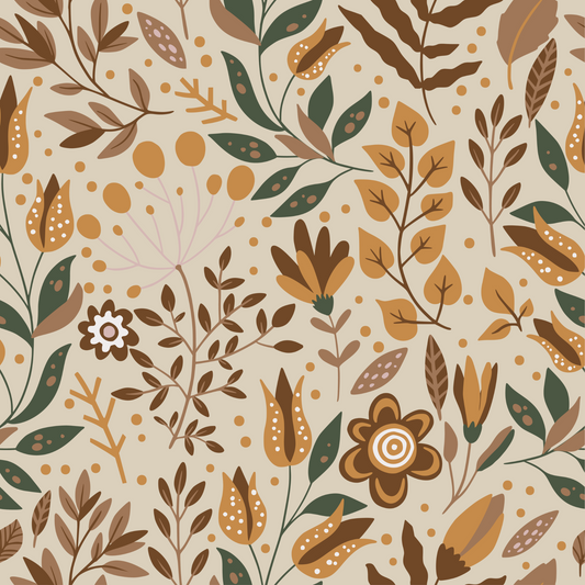 Fall Florals Greeting Card | Aru Paper Co