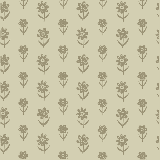 Green Floral | Greeting Card