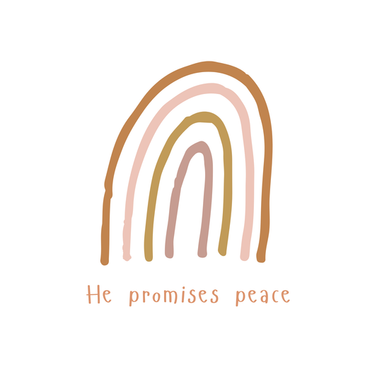 He Promises Peace - Encouragement Card