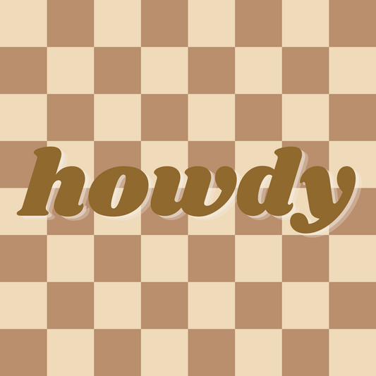Howdy - Greeting Card