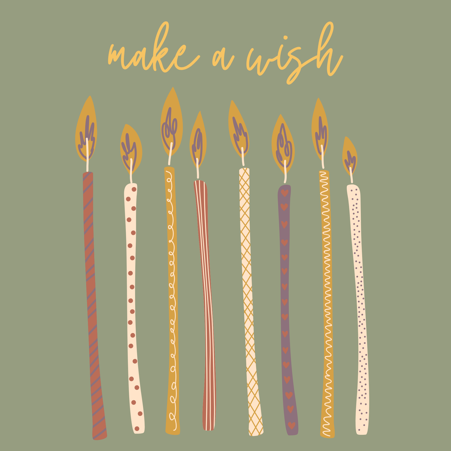 Make A Wish - Birthday Card