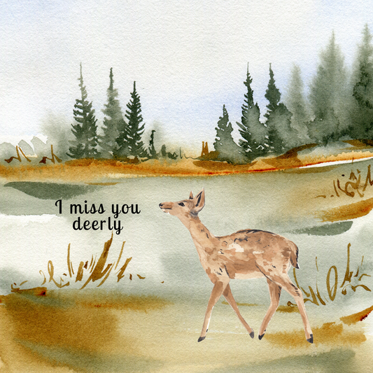 Miss You Dearly - Miss You Card