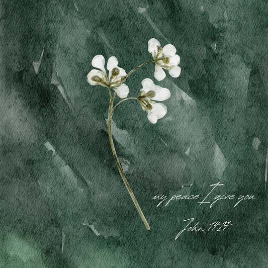 My Peace I Give You - Sympathy Card