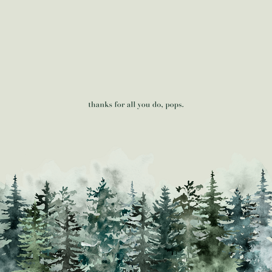 Thanks for All You Do Pops - Father's Day Card