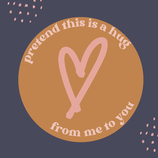Pretend This Is a Hug From Me to You | Greeting Card