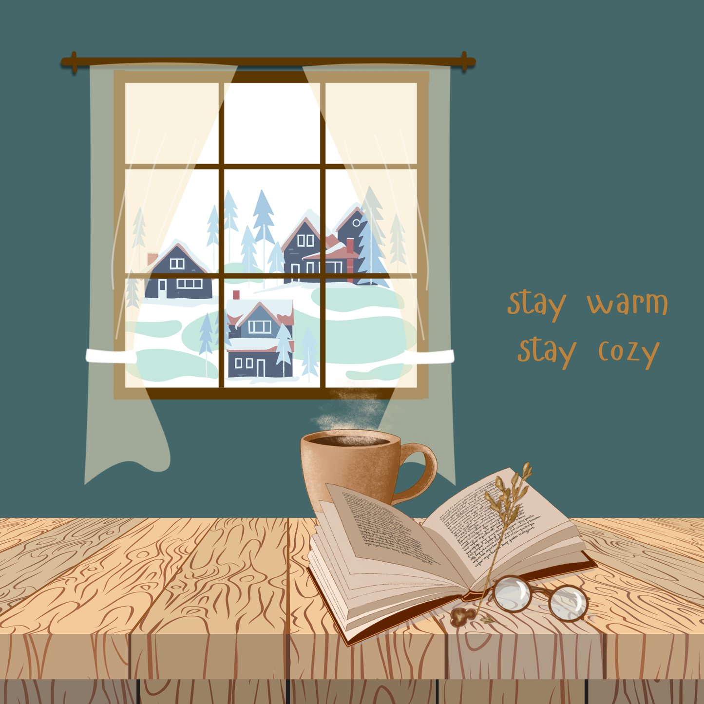 Stay Warm, Stay Cozy | Greeting Card
