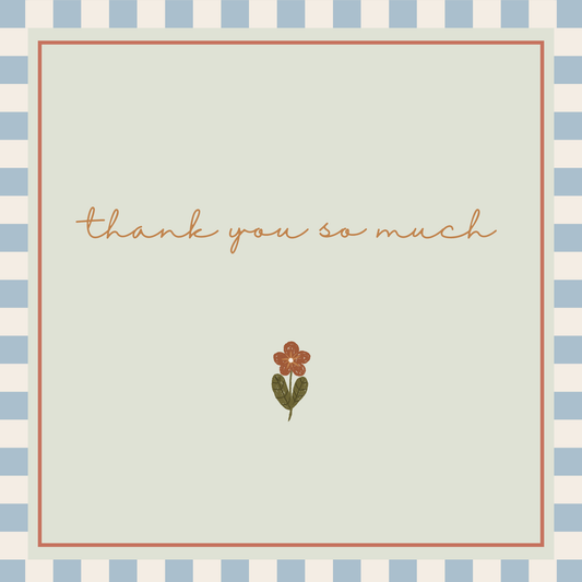 Thank You So Much | Greeting Cards