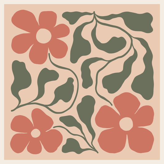 Trendy Floral | Greeting Card