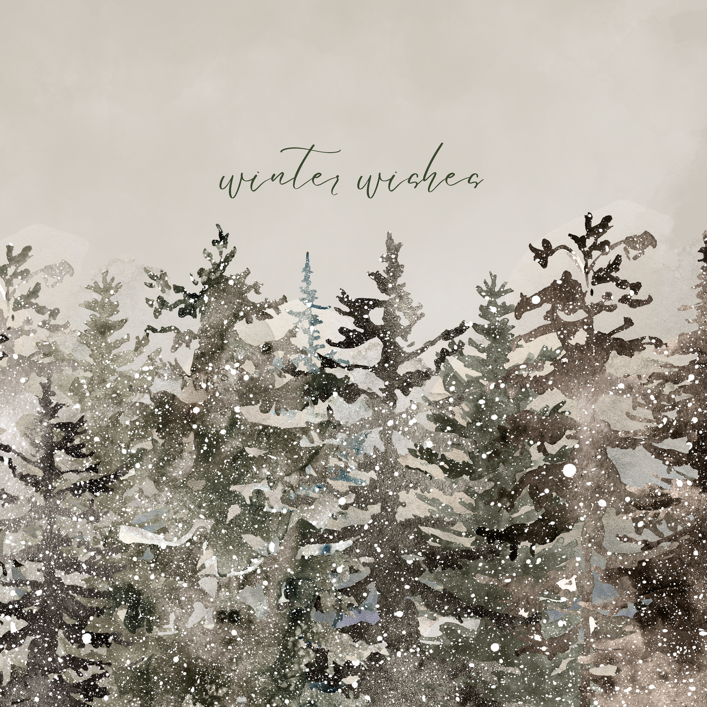 Winter Wishes | Winter Greeting Card